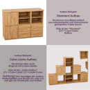 SQUARE Massivholz Cube mit Schublade oben
