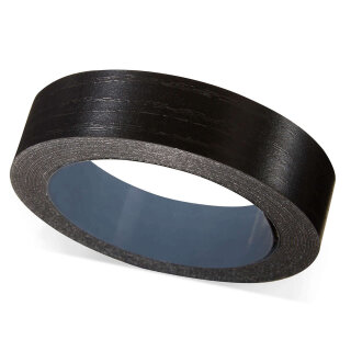 Selbstklebende Umleimer Esche Schwarz 19 mm x 5 m zum Überkleben OHNE bügeln