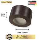 Umleimer zum Aufbügeln Wenge 60 mm x 25 m für...