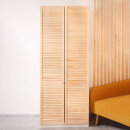 Lamellentür passend zu IKEA PAX Schrank aus Massivholz