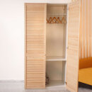 Lamellentür passend zu IKEA PAX Schrank aus Massivholz