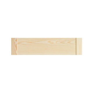 Blende / Schubladenfront Typ B für geschlossene Lamellentüren / Kassettentüren - 12,5 x 49,4 cm