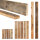 Naturholz Bastelholz Altholz Balken Vintage zum Basteln & Dekorieren 3,2 cm Stärke bis 2m
