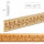 Holz Profilleiste in 38 x 6 x 1000 mm Prägeleiste aus Kiefernholz PK-371 mit Flecht-Motiv