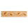 Holz Profilleiste in 44 x 8 x 1000 mm Prägeleiste aus Kiefernholz PK-711 mit Blätterranke