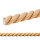 Holz Profilleiste in 16 x 7 x 1000 mm Schnitzleiste Halbrundstab aus Kiefernholz SK-751 mit Spiral-Motiv
