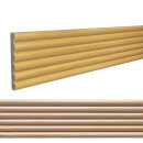 Holz Profilleiste in 50 x 7 x 1000 mm Schnitzleiste aus Kiefernholz SK-581 mit Stab-Fläche