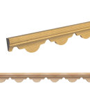 Holz Profilleiste in 20 x 7 x 1000 mm Schnitzleiste aus Kiefernholz SK-745 mit Girlanden-Form