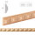 Holz Profilleiste in 18 x 7 x 1000 mm Schnitzleiste aus Buchenholz SB-136 mit Block-Motiv