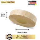 Umleimer zum Aufbügeln Kiefer mit Pore 22 mm x 5 m...