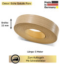 Umleimer zum Aufbügeln Eiche Gekalkt mit Pore 22 mm...