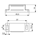Doppel  Magnetschnäpper Komplett-Set | 2 Stück...
