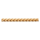 Holz Profilleiste in 11 x 5 x 1000 mm Schnitzleiste Halbrundstab aus Buchenholz SB-899 mit Spiral-Motiv