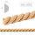 Holz Profilleiste in 11 x 5 x 1000 mm Schnitzleiste Halbrundstab aus Buchenholz SB-899 mit Spiral-Motiv