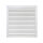 Lamellentür offen Kiefer weiß lackiert - 61,5 x 59,4 cm