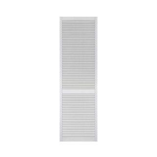 Lamellentür offen Kiefer weiß lackiert - 201,3 x 59,4 cm