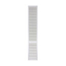 Lamellentr offen Kiefer wei lackiert - 242,2 x 39,4 cm