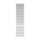 Lamellentür offen Kiefer weiß lackiert - 242,2 x 59,4 cm
