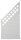 LIGHTLINE Sichtschutzzaun Schräge mit Gitter 90 x 180/90 cm weiß