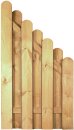 DAAN Lamellen-Holzzaun Schräge 90 x 160/90 cm