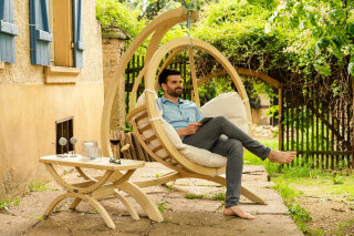 Amazonas Hängesessel Globo Chair Einsitzer Natura Cremebeige