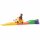 Kinder-Rutschauto gelb mit Buckelpisten Regenbogen Achterbahn