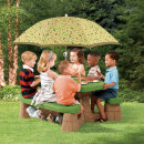 Kinder-Sitzgruppe Picknick-Set Steinoptik grün braun...