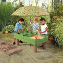 Sand-Wasser-Tisch Kinder-Spieltisch Schatzinsel grün mit...