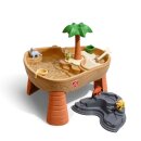 Sand-Wasser-Tisch Kinder-Spieltisch Dinosaurier-Uhrzeit-Insel mit 7-tlg. Zubehörset