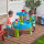 Wassertisch Kinder-Spieltisch 360° Sommerdusche mit Regenschauer-Effekt und 8-tlg. Zubehörset