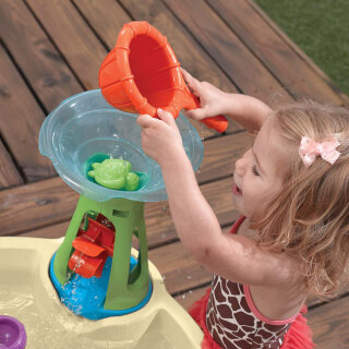 Wassertisch Kinder-Spieltisch Kraken Whirpool mit Wasserstrudel und Zubehör