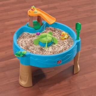 Wassertisch Kinder-Spieltisch Ententeich mit Wasserstrudel und Quietscheentchen