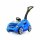 Kinder-Rutschauto Whisper Ride Buggy blau mit Schiebestange