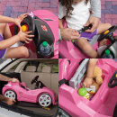 Kinder-Rutschauto Whisper Ride Cruiser pink mit Schiebestange