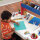 Kreativspieltisch Kinder-Maltisch für 1-2 Kinder inkl. Stühle