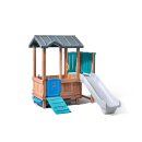 Garten-Spielhaus Woodland Adventure Holz Kunststoff...