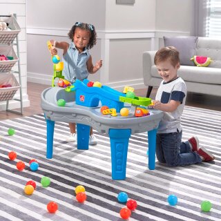 Kinder-Spieltisch Ball-Freunde Bällebahn mit Truck-Fahrbahn