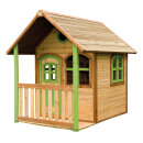 Garten-Spielhaus Alex Gartenhütte für Kinder Holz Braun Grün