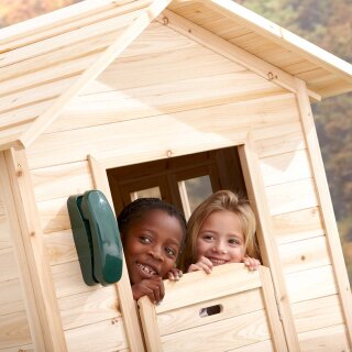 Garten-Spielhaus Noa Gartenhütte für Kinder Holz UNBEHANDELT