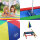 2in1 Kinder-Picknicktisch und Sand-Wasser-Spieltisch Nick Holz regenbogenbunt inkl. Sonnenschirm