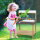 Kinder-Spielküche Rosa für den Garten Holz mit Becken