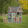 Garten-Spielhaus Victorian Inn Gartenhütte für Kinder Holz Graugrün