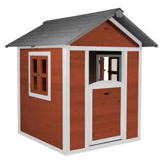 Garten-Spielhaus Lodge Skandinavien Spiel-Pferdestall fr Kinder Holz Rot