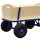 Bollerwagen Billy Handwagen Holz blau mit Lufträdern