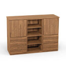 SQUARE Massivholz Regalwrfel-Set Atlanta Kommode - Eiche...