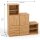 SQUARE Massivholz Regalwürfel-Set Astoria Stufenregal - Buche 32 cm Links-Anschlag