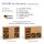SQUARE Massivholz Regalwürfel-Set Barcelona Kommode - Buche 32 cm