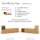 SQUARE Massivholz Regalwürfel-Set Dijon TV-Sideboard - Buche 32 cm Links-Anschlag