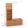 SQUARE Massivholz Regalwürfel-Set Granada - Kernbuche 40 cm Rechts-Anschlag