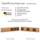 SQUARE Massivholz Regalwürfel-Set Kalifornien...